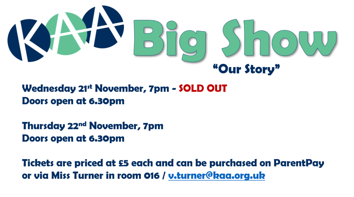 KAA Big Show Tickets KAA Kensington Aldridge Academy