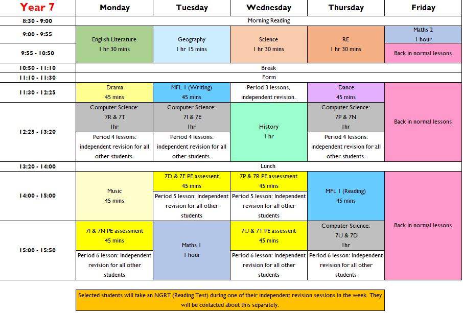 End of Year Exams | KAA - Kensington Aldridge Academy