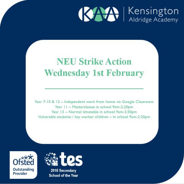 NEU Strike – Wednesday 1st February - Preview Image